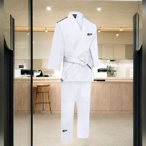 White Martial Arts Gi with Belt